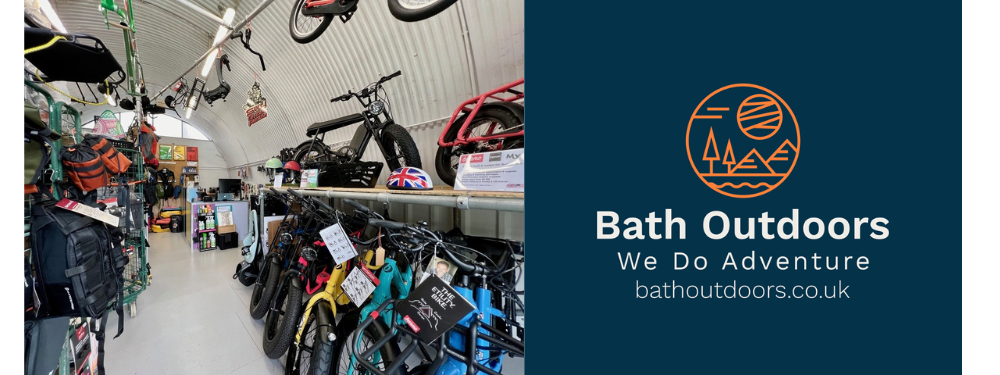 Bath Outdoors image of shop interior and logo