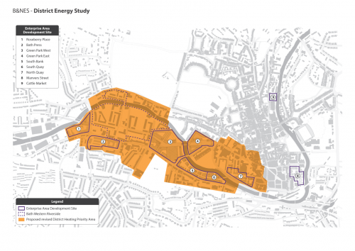 Revised area for Policy CP4 in Bath
