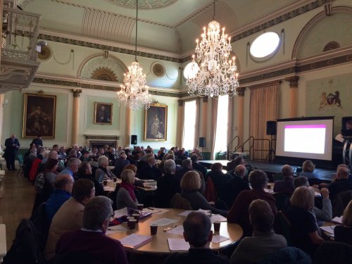 The Neighbourhood Planning Workshop held within The Banquetting Room of The Guildhall in Bath on 25th January 2017