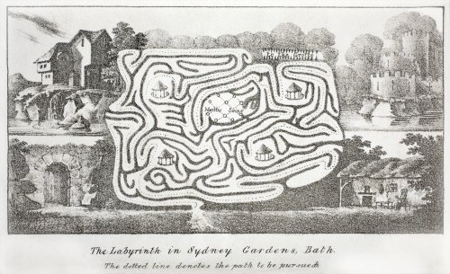 The Labyrinth in Sydney Gardens c.1825
