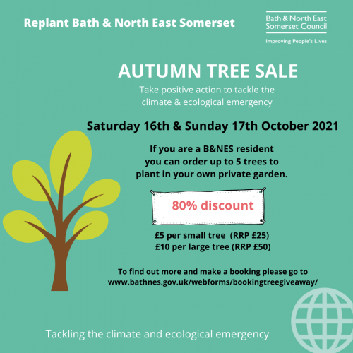 Tree Sale Details 16th & 17th October 