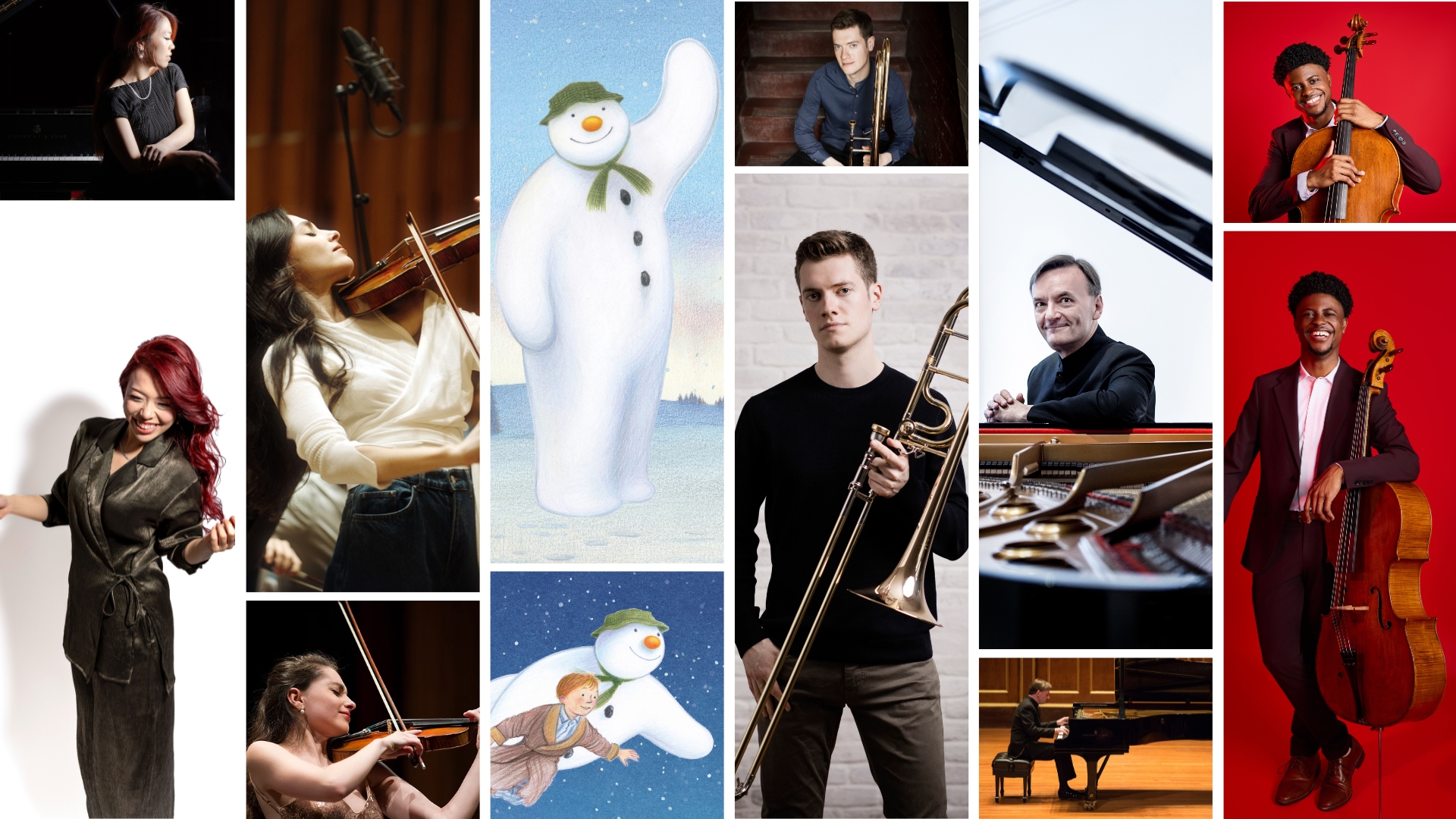 A collage of performances at Bath Philharmonia