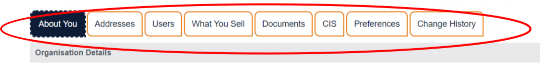 Details tabs