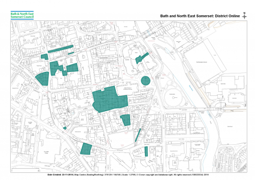 Scheduled Monuments in Bath City Centre