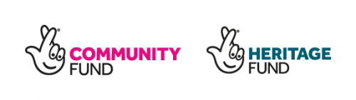National Lottery Community Fund and Heritage Fund Logo