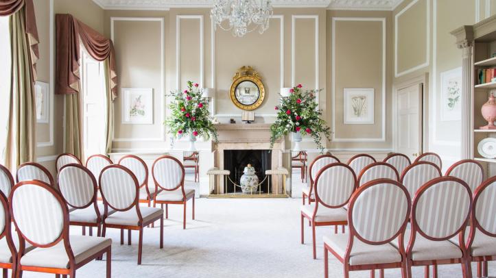 Sir Percy Suite ceremony set up