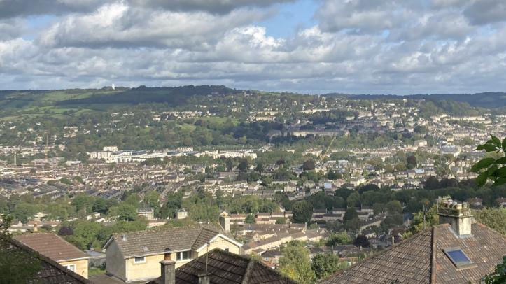 A picture of Bath from The Tumps
