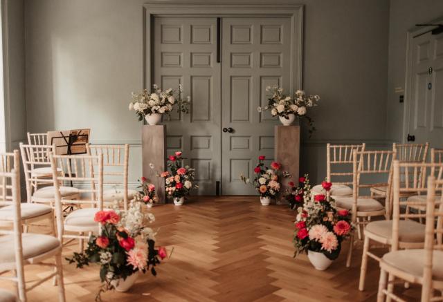 Image of the ceremony room at the House of St. Johns