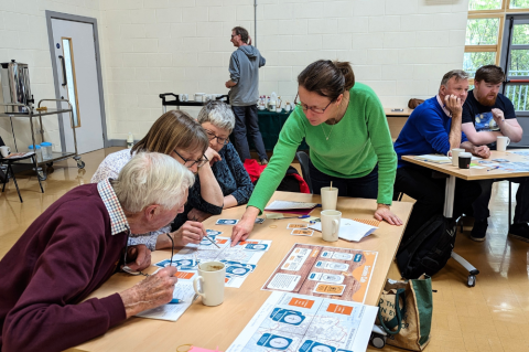 A scene from a Community Energy Workshop
