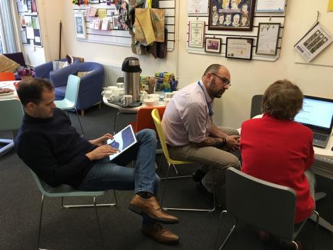 Testing find a community transport scheme with Community@67’s Internet Cafe users