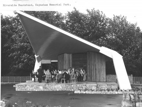 Riverside bandstand