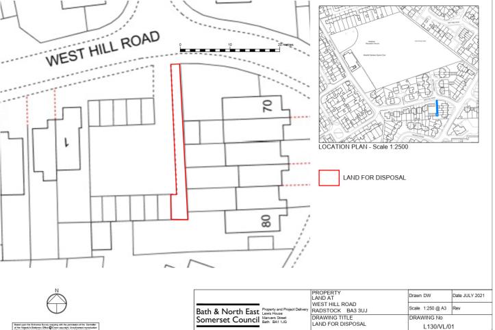 Land at West Hill Radstock