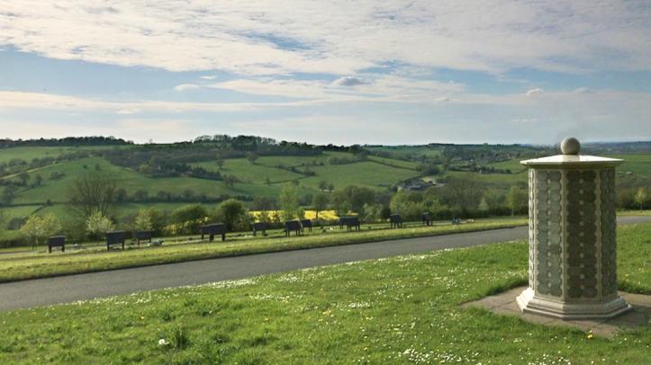 Memorial tower at the meadow, haycombe