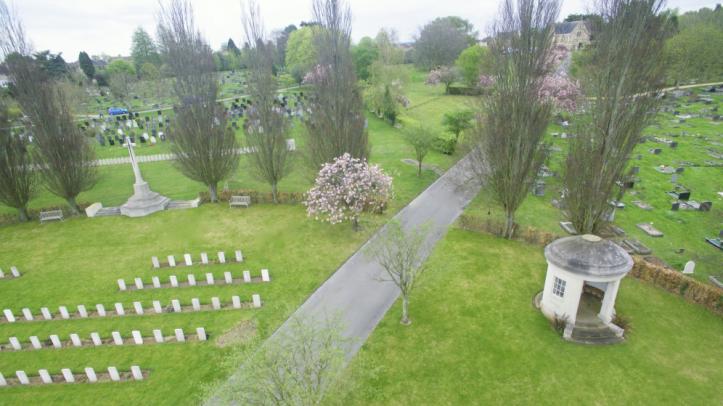 aerial view of Haycombe