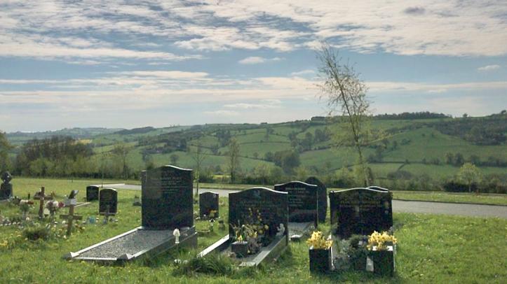 Traditional graves at Haycombe