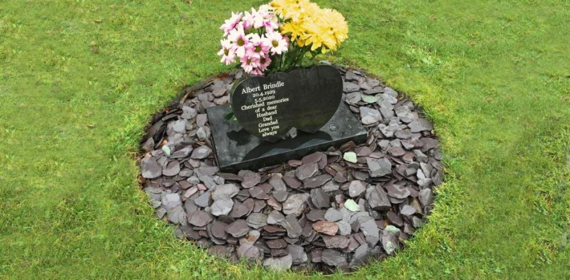 Circle Garden with heart-shaped memorial